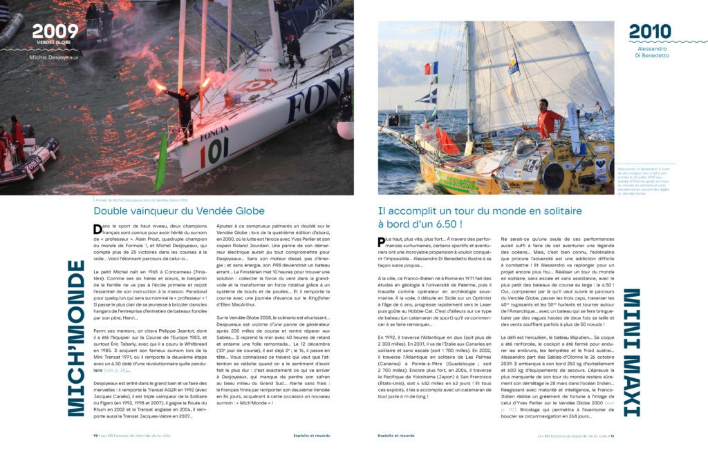 Le destin en or de Mich'Monde (Michel Desjoyaux), double vainqueur du Vendée Globe.