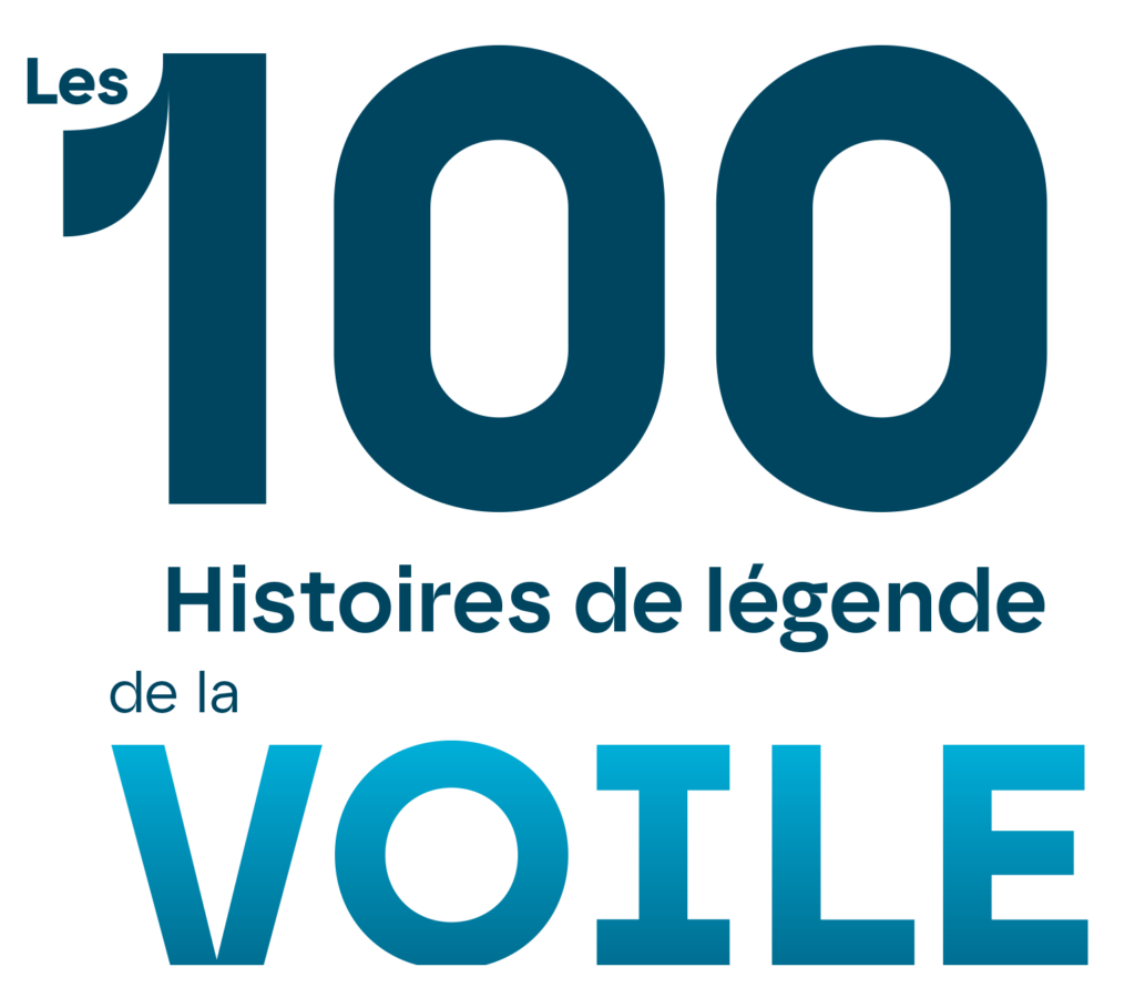 Logo titre "Les 100 Histoires de Légende de la VOILE"